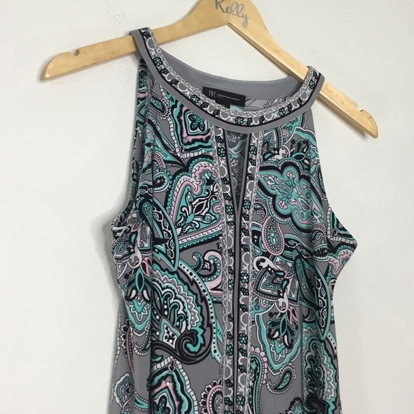 PETITE INC Paisley Detailed Dress - Picture 2 of 5